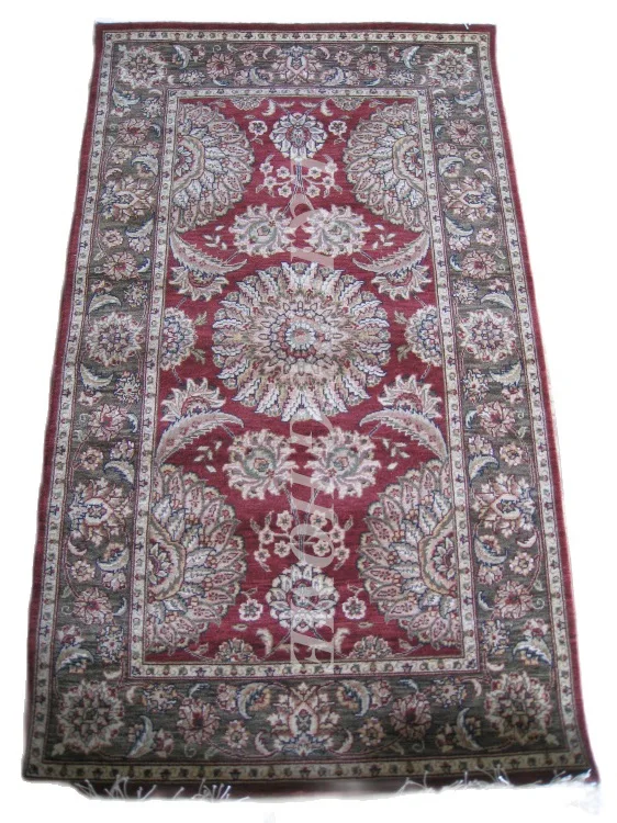 Free shipping Christmas Gift of 3'X5' 160 Line Persian carpet, Hand knotted persian rug, wool and silk, mixed dyed yarns