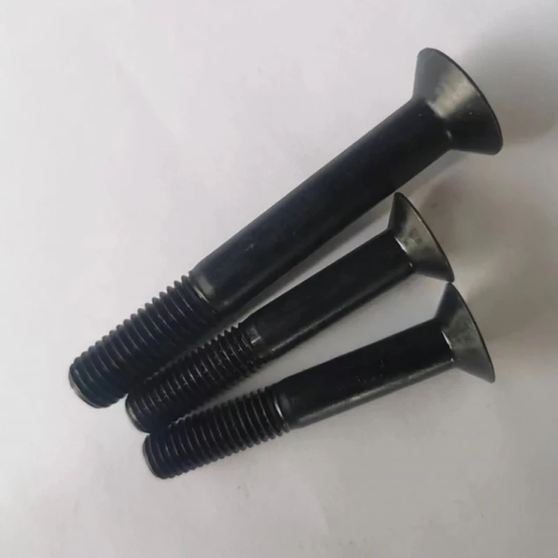 Half teeth Grade 12.9 Carbon Steel Flat Countersunk Head Allen Screws M8 M10 M12 Hex Socket Flat Head Screw Bolt For Furniture