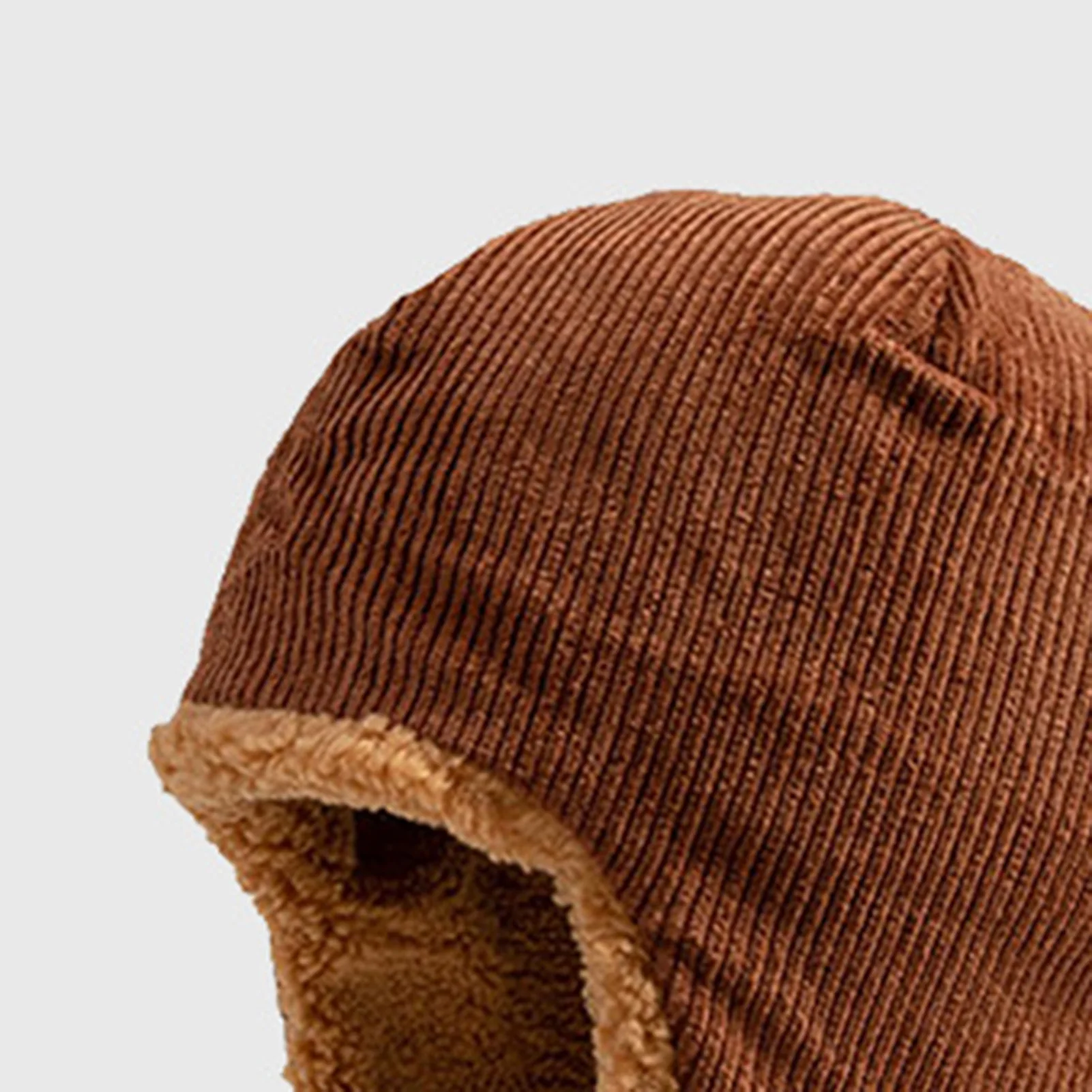 

Зимняя теплая шапка с наушниками для взрослых, езда на велосипеде, кемпинг, рыбалка, ветрозащитная утолщенная плюшевая шапка, уличные теплые шапки 2025