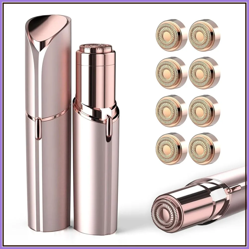 

Facial Hair Remover for Women with 8 Replacement Heads