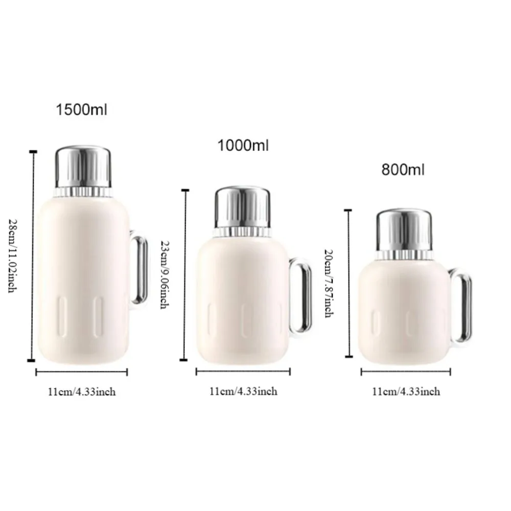 غلاية تخمير الشاي المعزولة لعرض درجة الحرارة الميكانيكية مع مصفاة الشاي، قارورة ترمس مانعة للتسرب، سعة كبيرة #6