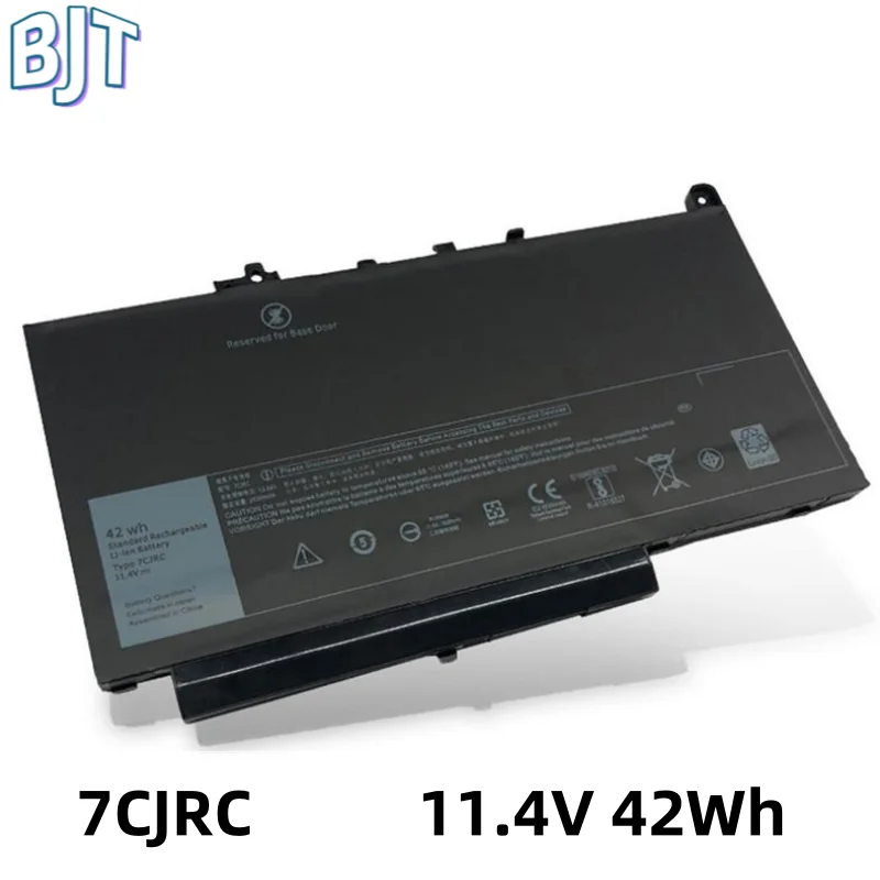 

100% Brand New 7CJRC Laptop Notebook Battery 11.4V 42Wh For Dell Latidude E7470 E7270 Series 451-BBSW 451-BBWR 21X15 579TY PDNM2