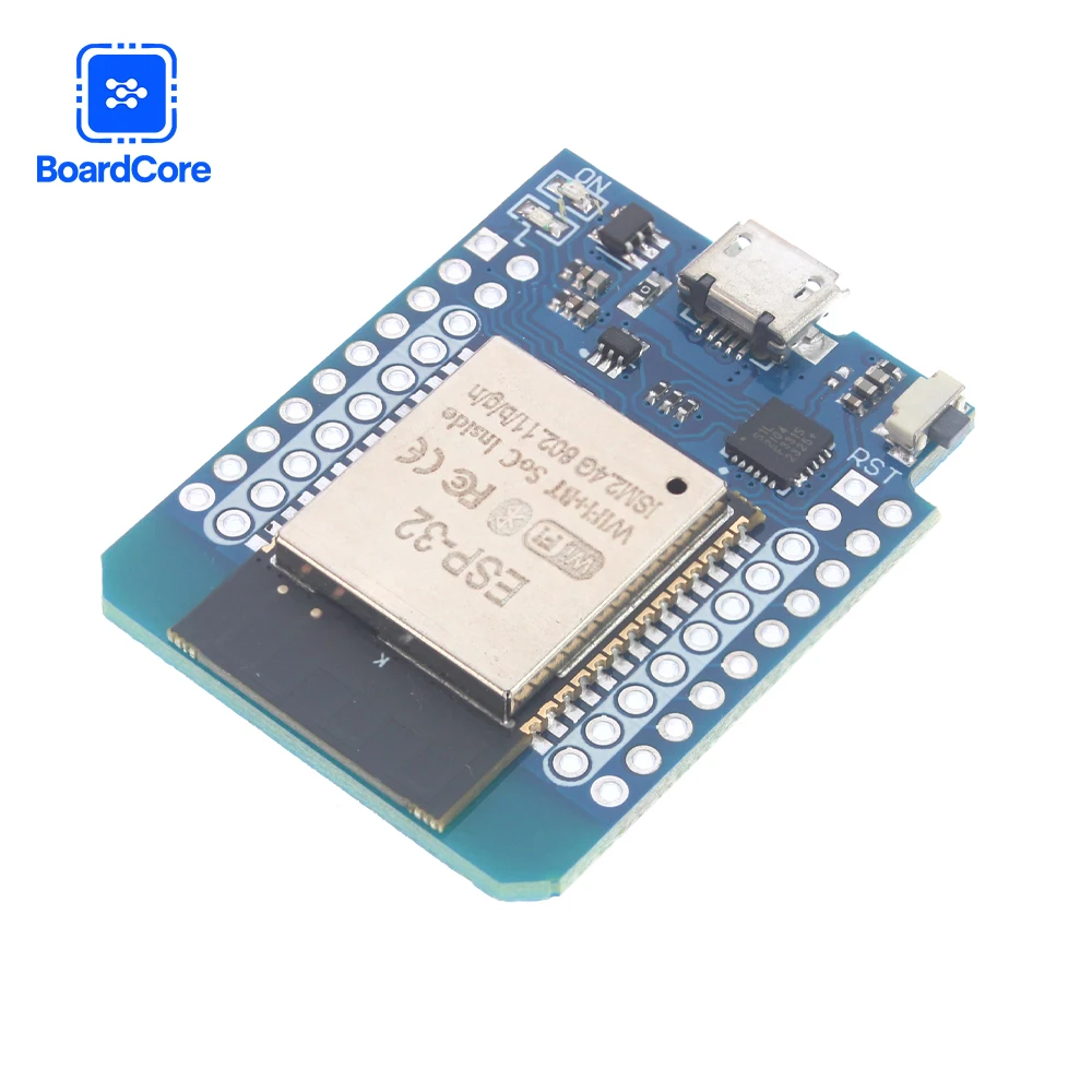 D1 وحدة لاسلكية صغيرة واي فاي + بلوتوث ثنائية النواة ESP32 لوحة تطوير إنترنت الأشياء المصغّر USB Type-C CP2104 لبرمجة اردوينو