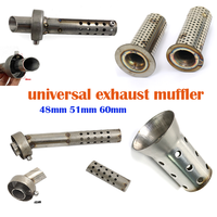 Motorcycle exhaust system Motorcycle muffler Horn Mesh elbow 48mm 51mm 60mm motorcycle exhaust muffler motorcycle accessories