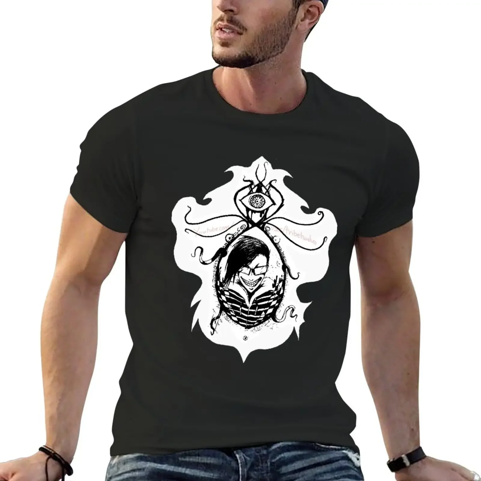 TRIBETWELVE- the observer T-Shirt cute tops graphics oversized mens graphic t-shirts pack