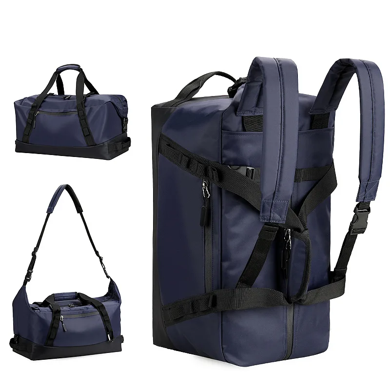 trendy-multi-functional-waterproof-nylon-travel-bag-fitness-sports-dual-shoulder-backpack-single-shoulder-handheld-storage-bag