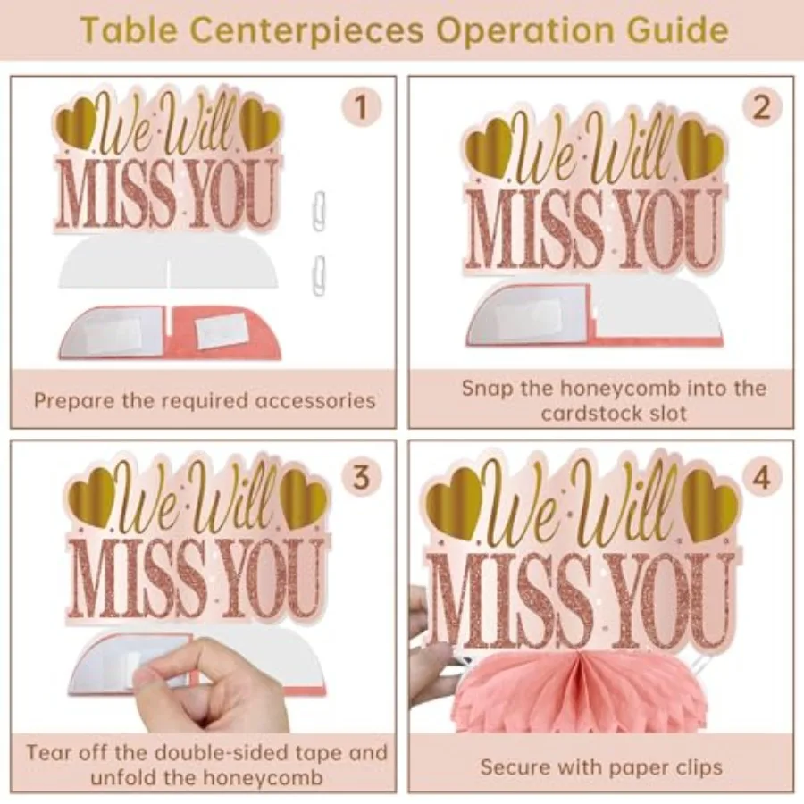 زينة الحفلات التي قالها أنك لافتة حظًا سعيداً، سوف نفتقدك وداعًا، وداعاً #5