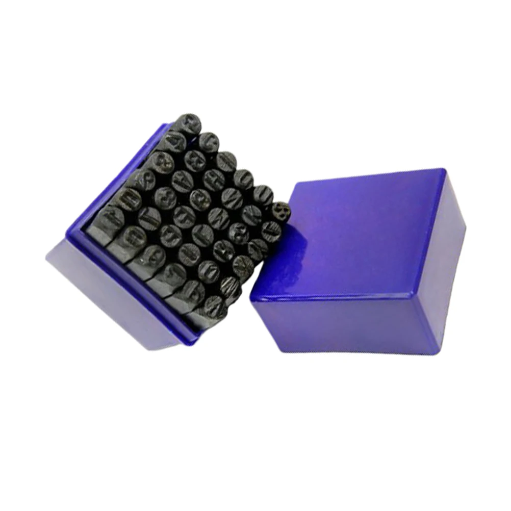 

36 pcs Letters Numbers Punch Set Carbon Steel Stamping Tool for Jewelry Craft Intricate Design Letter Number Tool
