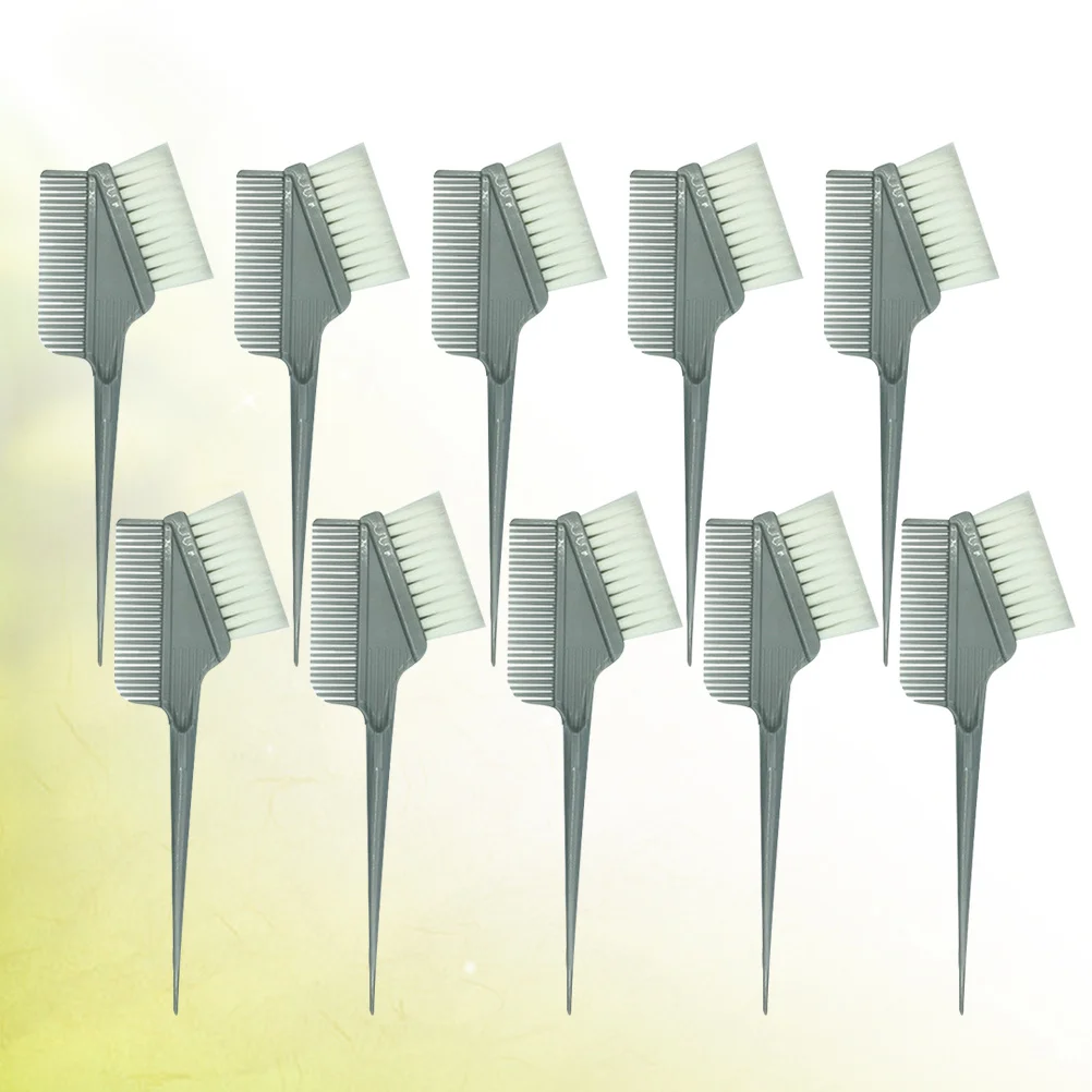 

10 шт., кисть-аппликатор для волос, гладкая кисть для оттенка волос, ручка для домашнего салона, кератиновое лечение, инструмент для нанесения цвета своими руками