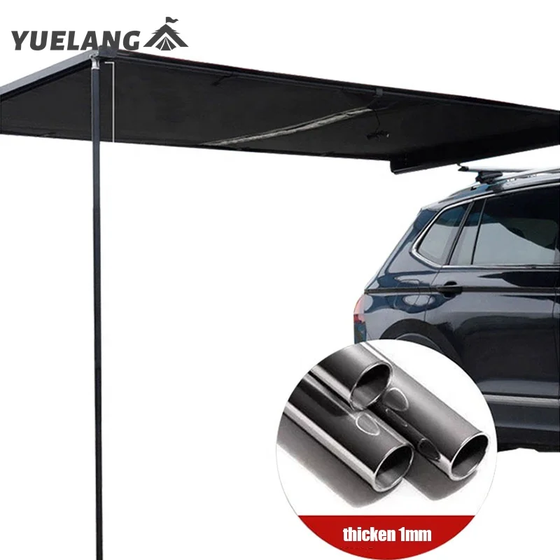 Imagem -02 - Offroad Impermeável Led Carro Lado Toldo Telhado Tenda Camping Sunshade Tarp 4x4 Suv Acampamento ao ar Livre