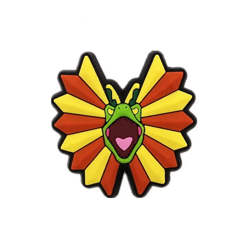 1 Uds. De dijes para zapatos MINISO Jurassic World, mezcla de accesorios para zapatos de jardín, hebilla para zuecos, sandalias decorativas, regalo para hombres y mujeres