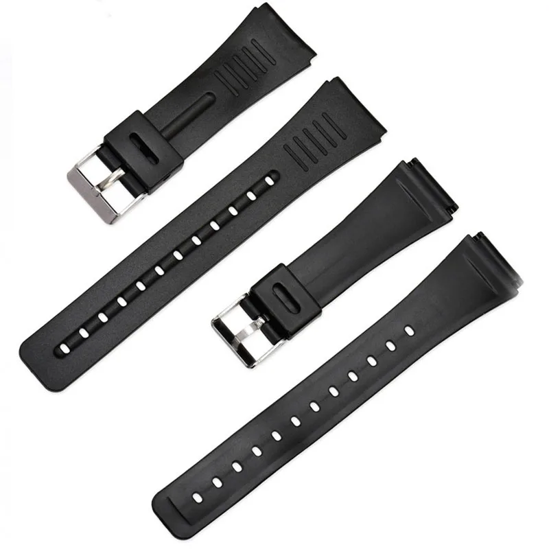 Universal Silicone Watch Strap for Casio Waterproof Sweat-resistant Rubber Wristband 12 14 16 18 20 22mm Soft Watch Accessories