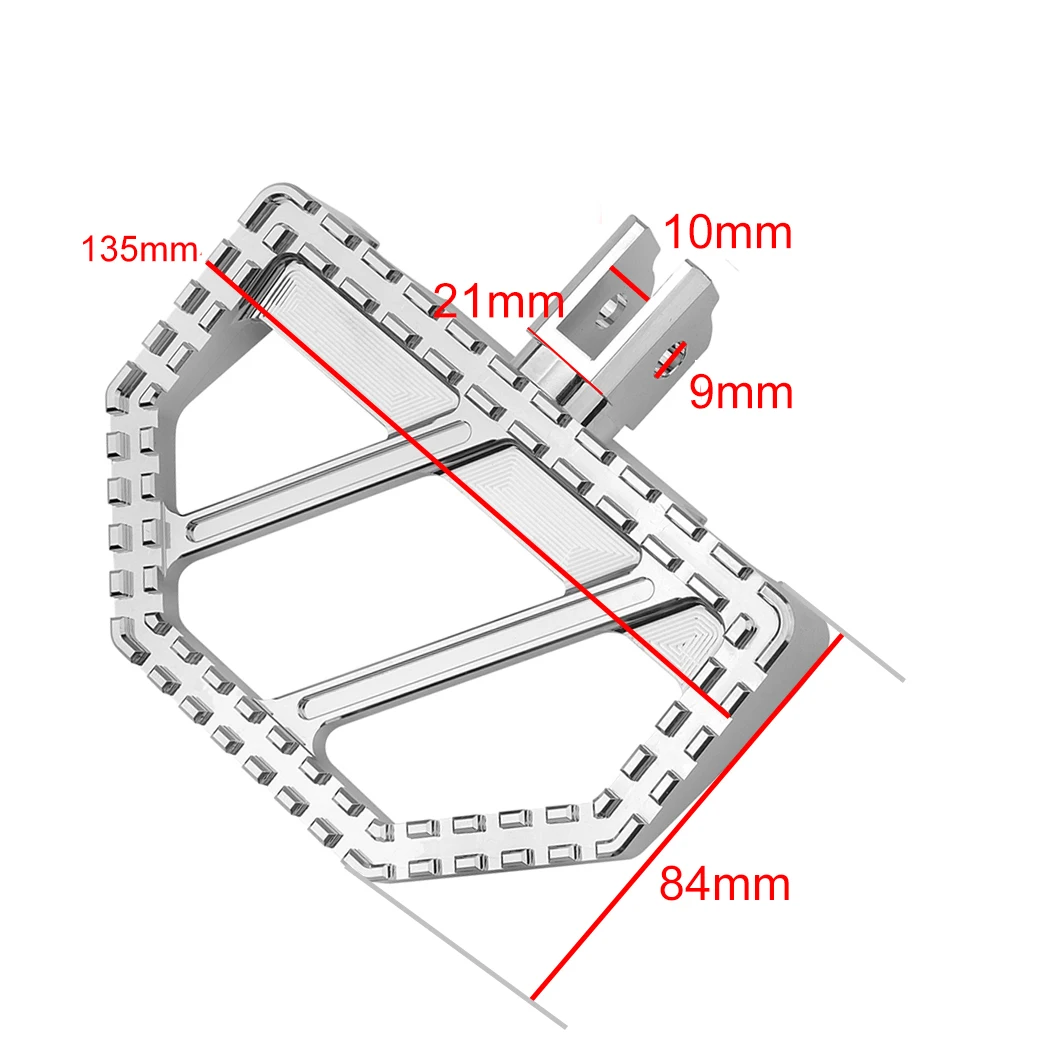 Riot Floorboards Motorcycle Mini Board Footpegs Footrests Pedals for Harley Softail Fat Boy Street Bob Breakout Low Rider FXDR