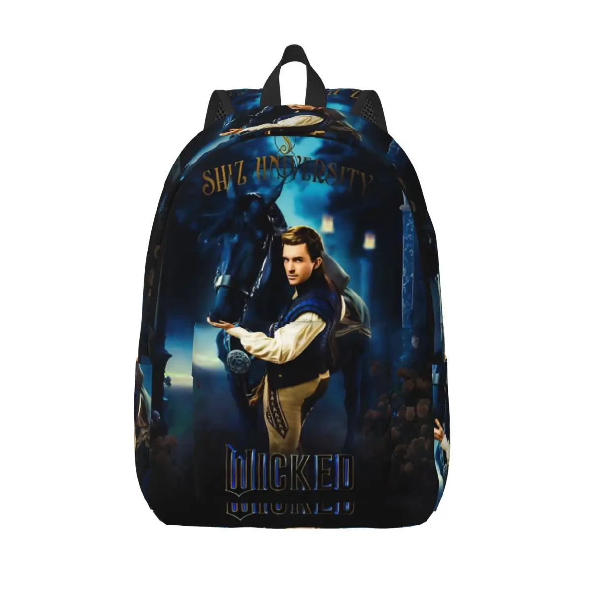 

Pop Fiyero Jonathan Bailey Backpack Elementary High College School Student Book Bags Teens Daypack Travel