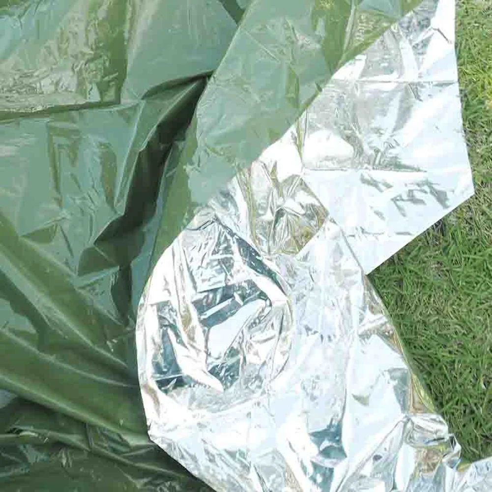 1-3PCS Outdoor Emergency Survival Blanket Waterproof First Aid Sliver Rescue Curtain Foil Thermal Military Blanket 130/140x210CM