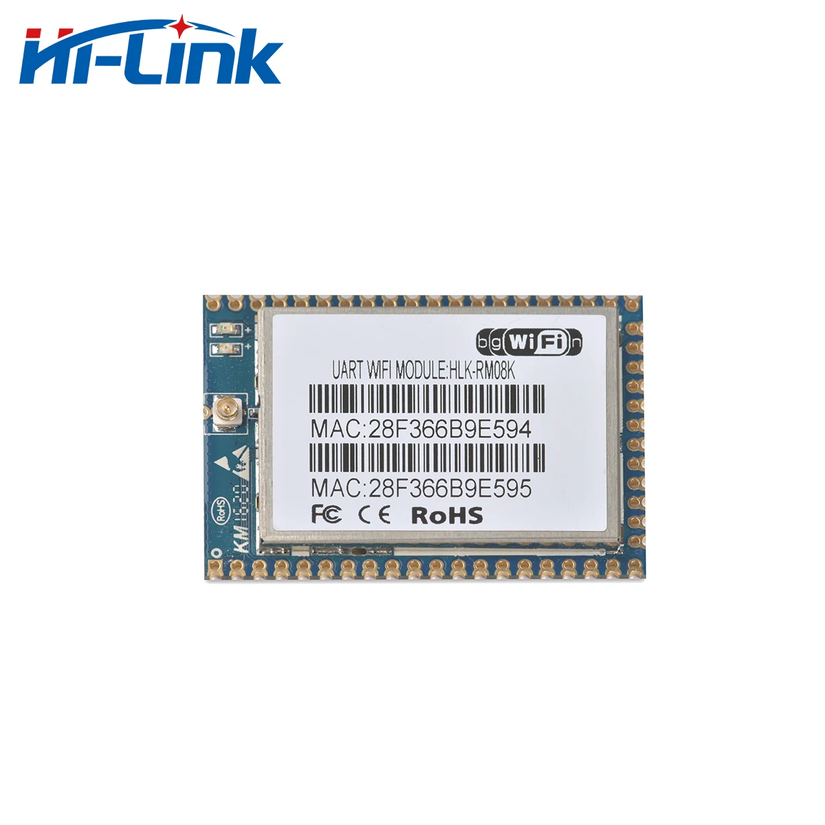 Free Ship Hi-Link IEEE802.11bgn MT7688K 2.4G Industrial WiFi Wireless Router Module HLK-RM08K with Dual Serial Port