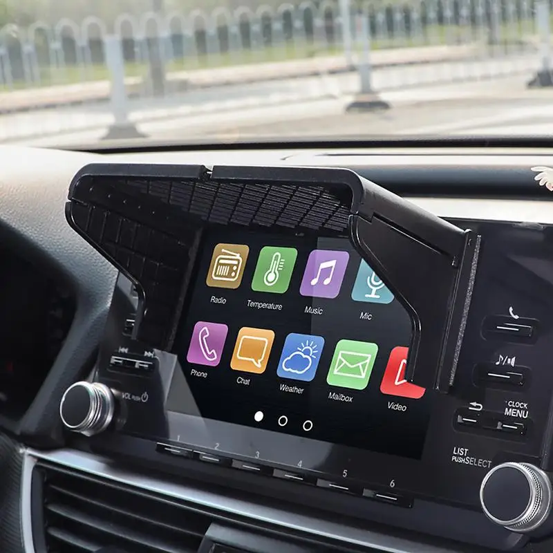 7-12 Inch Auto Accessories Display Screen Visor Car GPS Navigation Sun Shade Interior Accessories GPS Anti-Glare Shield