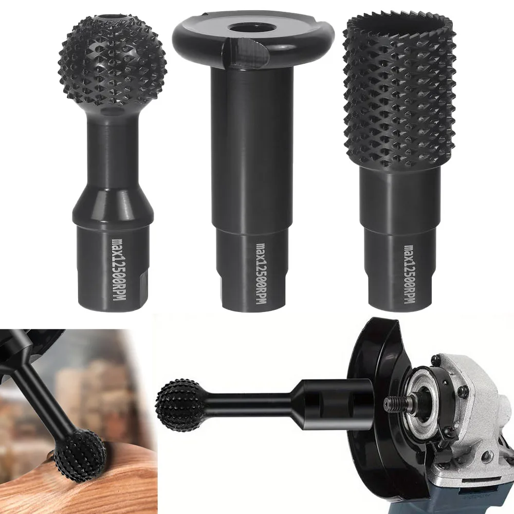 

3 шт. M14 сфера, вращающиеся фрезы для резьбы по дереву, фрезы для резьбы, шлифования, полировки, гравировки, шариковая шлифовальная головка, деревообрабатывающий инструмент