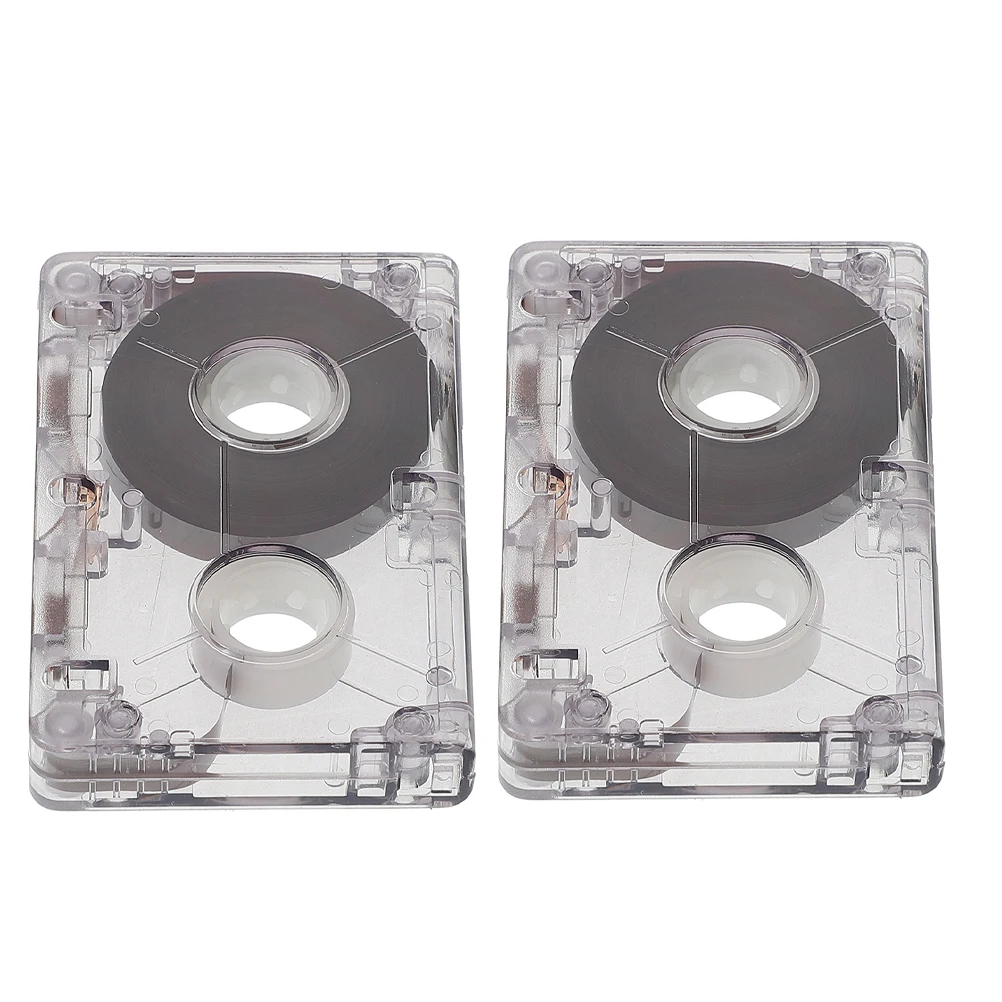 

2pcs Cassette Durable Recording 60 Minutes Audio Tapes Compatible Interview Machines Jazz Music Language