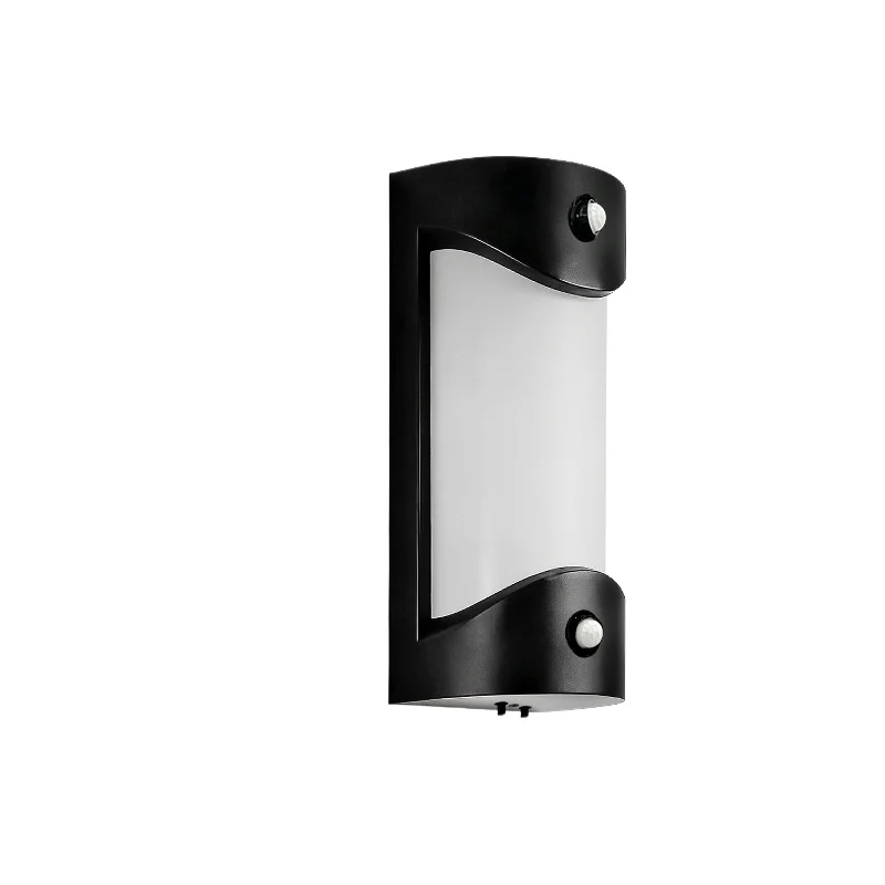 Chinese style hotel corridor human body induction wall lamp double head up and down luminous corridor stairs sensor lamp