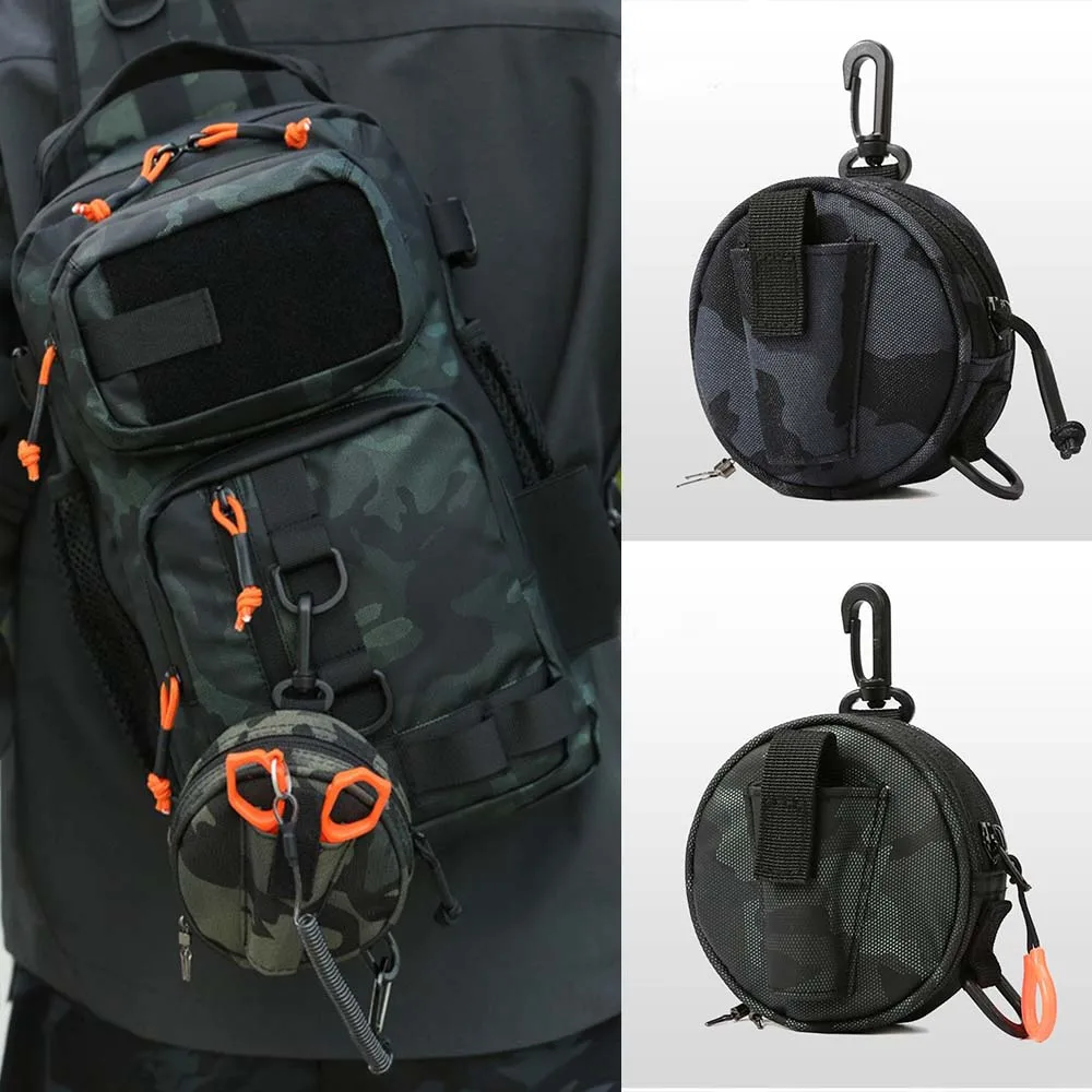 Luya Front Wire Storage Bag, Carbon Wire Bag, Wire Reel, Main Wire and Sub-Wire, Multi-Functional Portable Scissor Sleeve