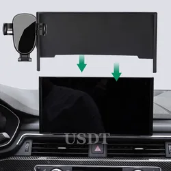 For Audi A4 A5 Q5 Q2 2017 2018 2019 2020 2021 2022 2023 2024 Car Mobile Phone Holder GPS Navigation Screen Bracket Special Base