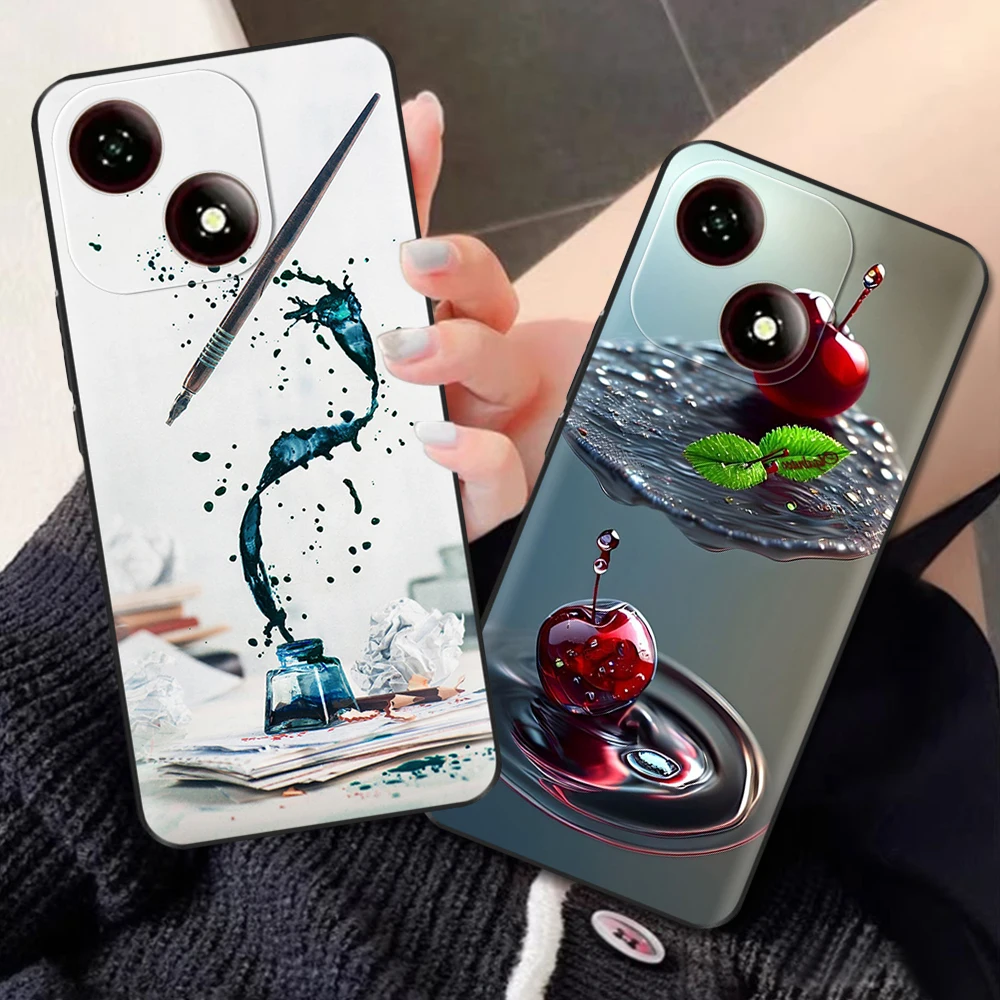 Für ZTE Blade A35E Fall Mode Gemalt Weiche Silikon Zurück Abdeckung Für ZTE Blade A35E Telefon Fällen BladeA35e Funda Schutzhülle