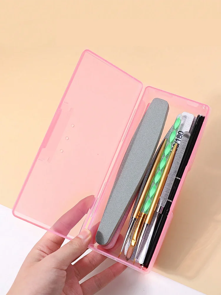 صندوق أدوات الأظافر، شريط رمل الأظافر، صندوق تخزين، فرشاة مكياج، عبوة قلم، صندوق مجوهرات، صندوق مثقاب، صندوق أدوات مكياج. - 2