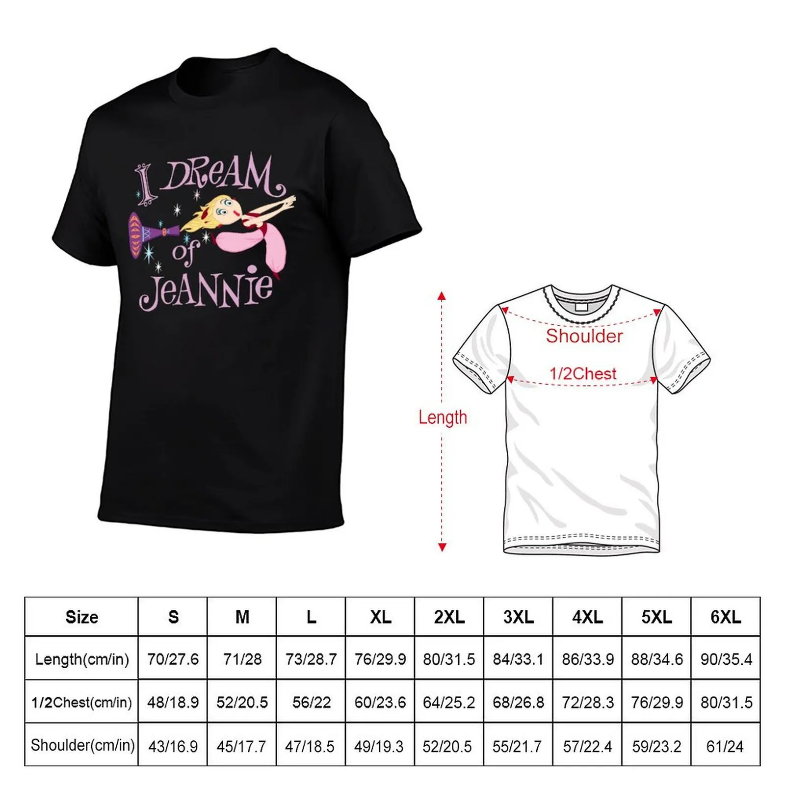 Funny Gifts Dream of Jeannie Retro Wave T-Shirt t shirt personalised t shirt custom print man t shirt luxury T-Shirt