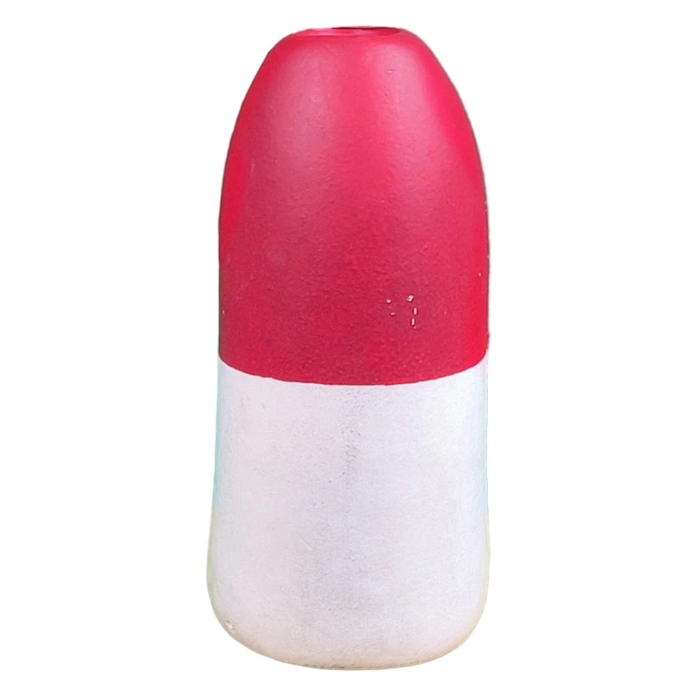 Red White PVC Foam Crab Trap Float Buoy for Fishing Line Marker Shrimp Trap Float with Hollow Hole for Kayak Stabilizer - view 3