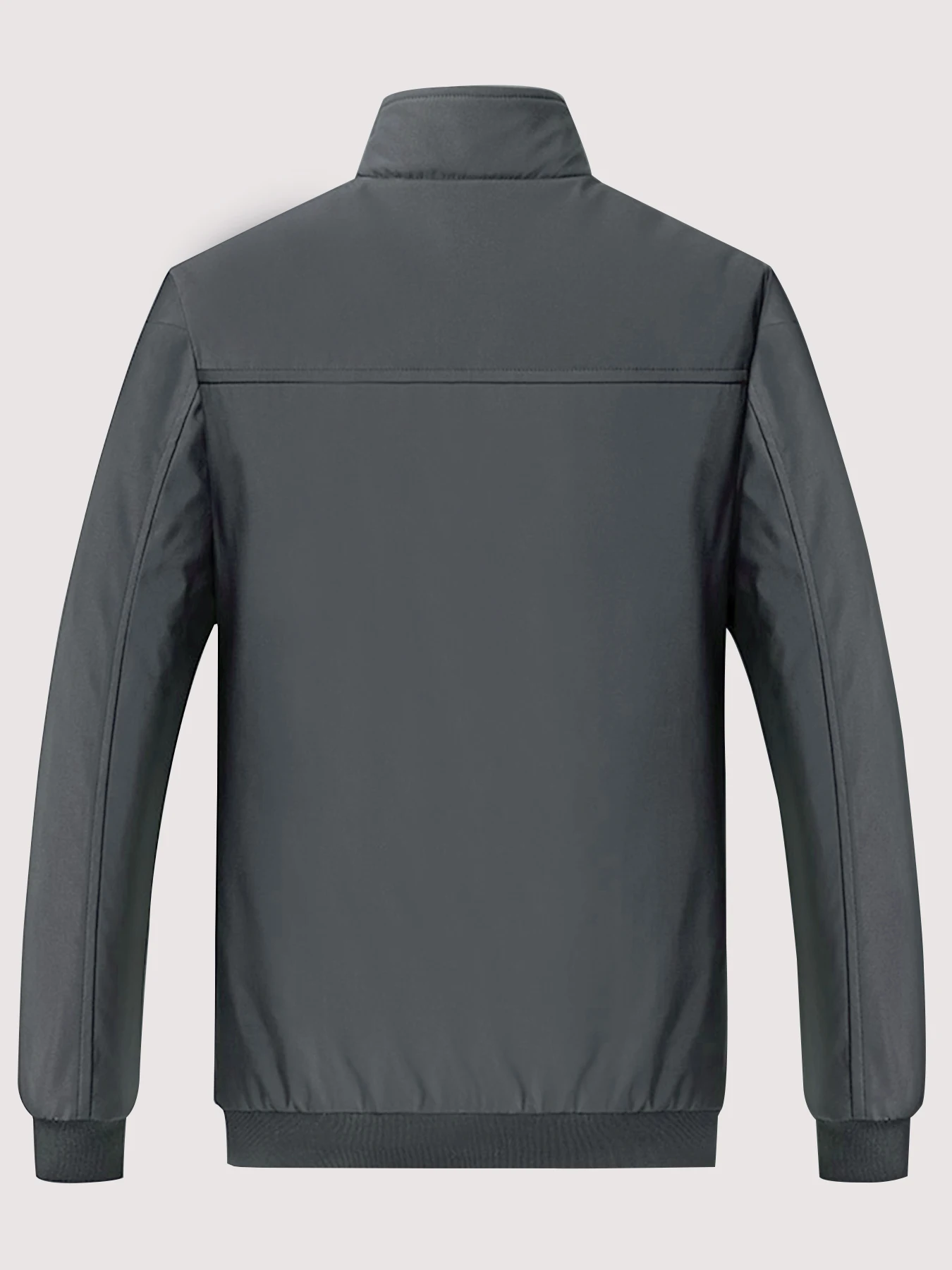 New Autumn and Winter Velvet Jacket Men's Stand-Up Collar Cotton Padded Thickened Warm Casual Jacket