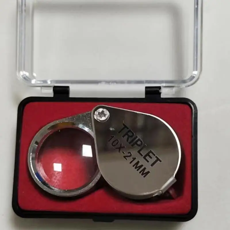 

20RC Foldable Magnifier-Folding Eyes Lens DiamondsGemstone FilersIdentification Tools