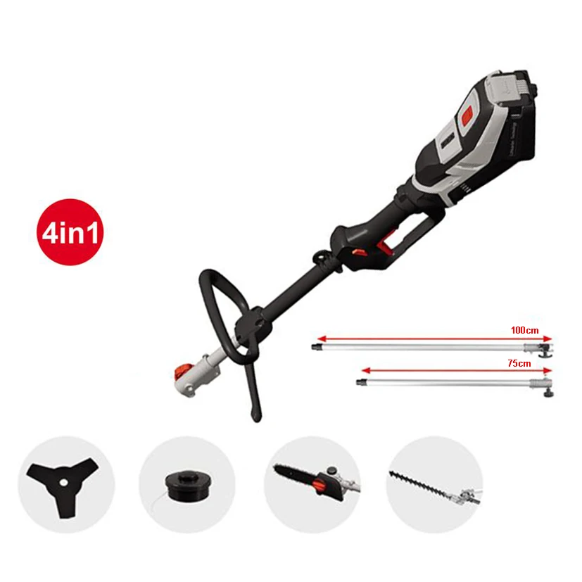 

Lithium Battery 36v Cordless Multi-function Brush Cutter Pole Saw and Hedge Trimmer Heads 4in1/2in1multifunction Grass Trimmer