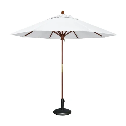 Outdoor Umbrella Sunshade round Beach Solid Wood Central-Column Umbrella Courtyard Garden Sun Umbrella