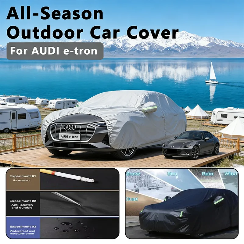 

Car Cover for AUDI e-tron Sportback- Outdoor Full Protection, Waterproof Dustproof Heat-Resistant car snow cover