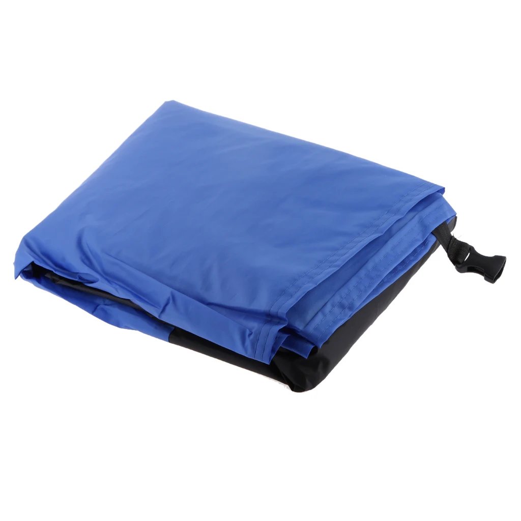 Funda para motocicleta impermeable protección contra la intemperie al aire libre negro + azul XXL