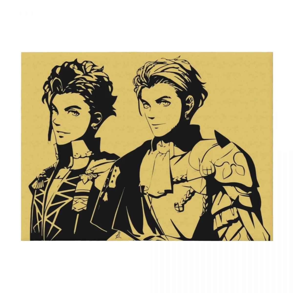

Claude Fire Emblem Three Houses - Pre & Post Time Skip Throw Blanket Flannel Thins Loose Luxury Throw Blankets