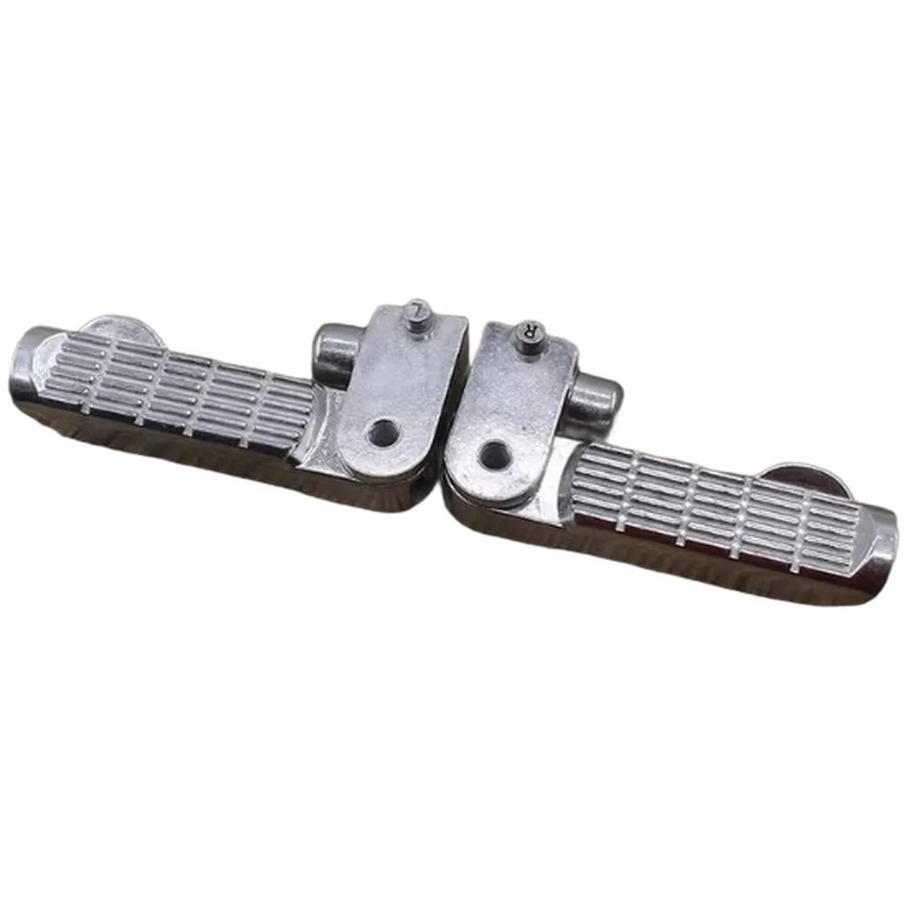 Motorcycle Pegs Folding Foot Pedals For Motorcycle Upgrade Deep Thread Grip Wear-resistant Finish Thick Metal Construction