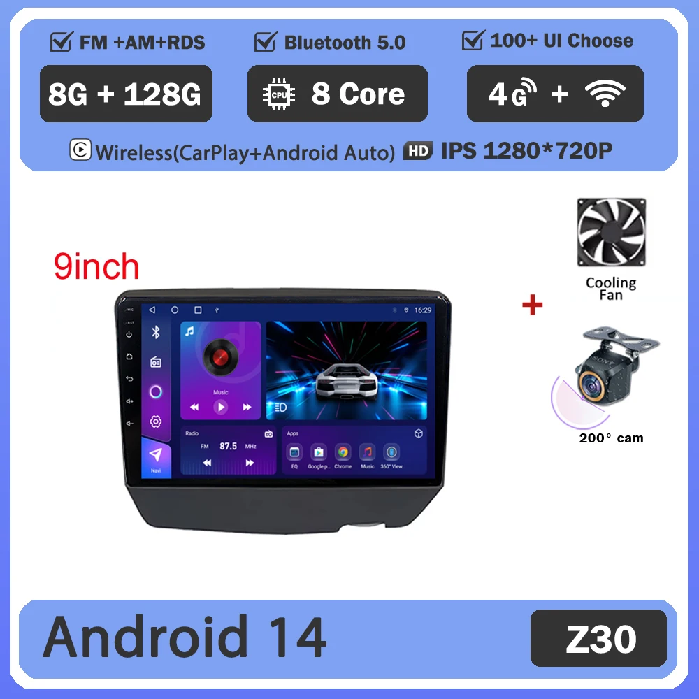 Android 16 Voor Toyota Vitz Yaris Echo 1999-2005 Carplay Auto Radio Multimedia Video Player Navigatie GPS Geen 2Din 2 Din DVD