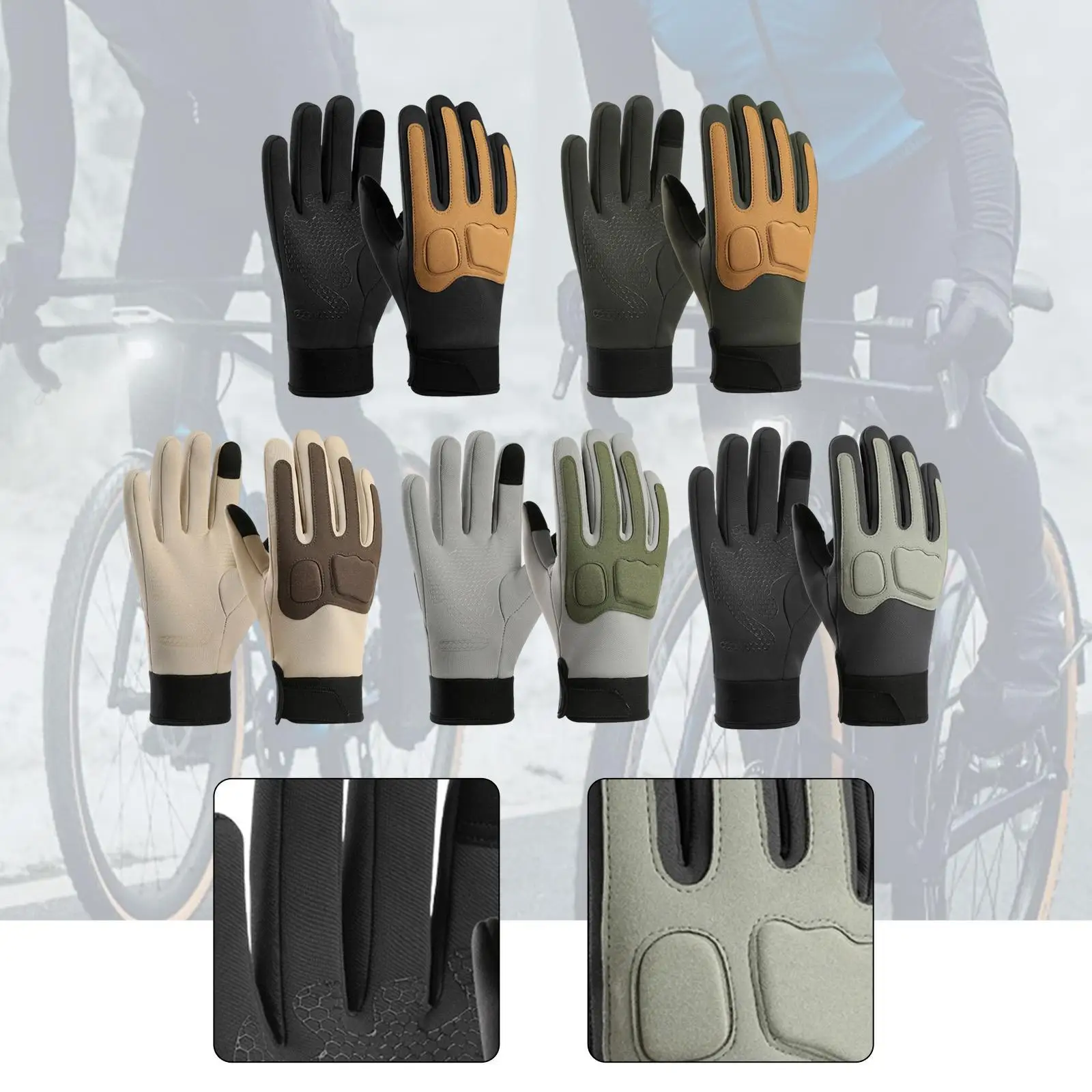 

Sports Cycling Gloves Touchscreen Motorcycle Gloves Breathable Hand Protection for Motorbike Outdoor Use