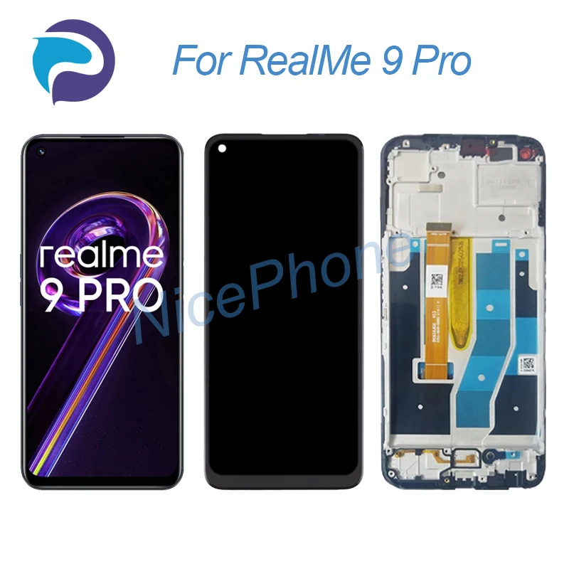 

For RealMe 9 Pro LCD Screen + Touch Digitizer Display 2412*1080 RMX3471, RMX3472 For RealMe 9 Pro LCD screen Display