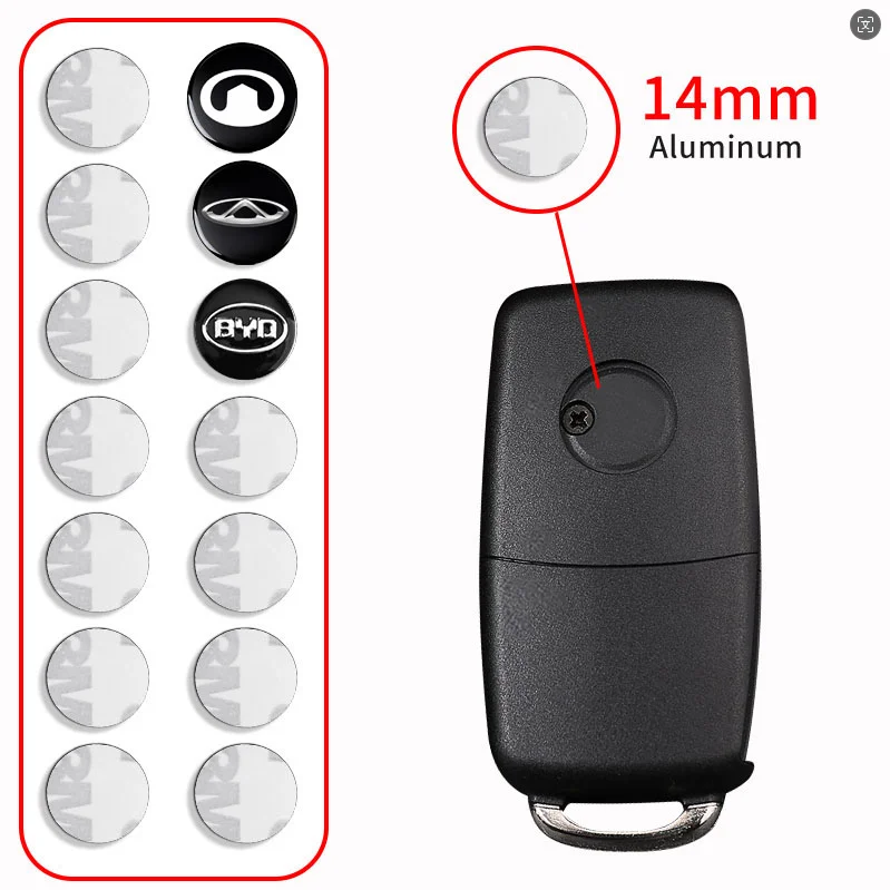 New 11mm 14mm Fob Car Logo Sticker for Car Remote Control Key For BMW M E46 E39 E90 E60 E36 F30 F10 E34 E30 F20 E92 M3 M4 M5 X5