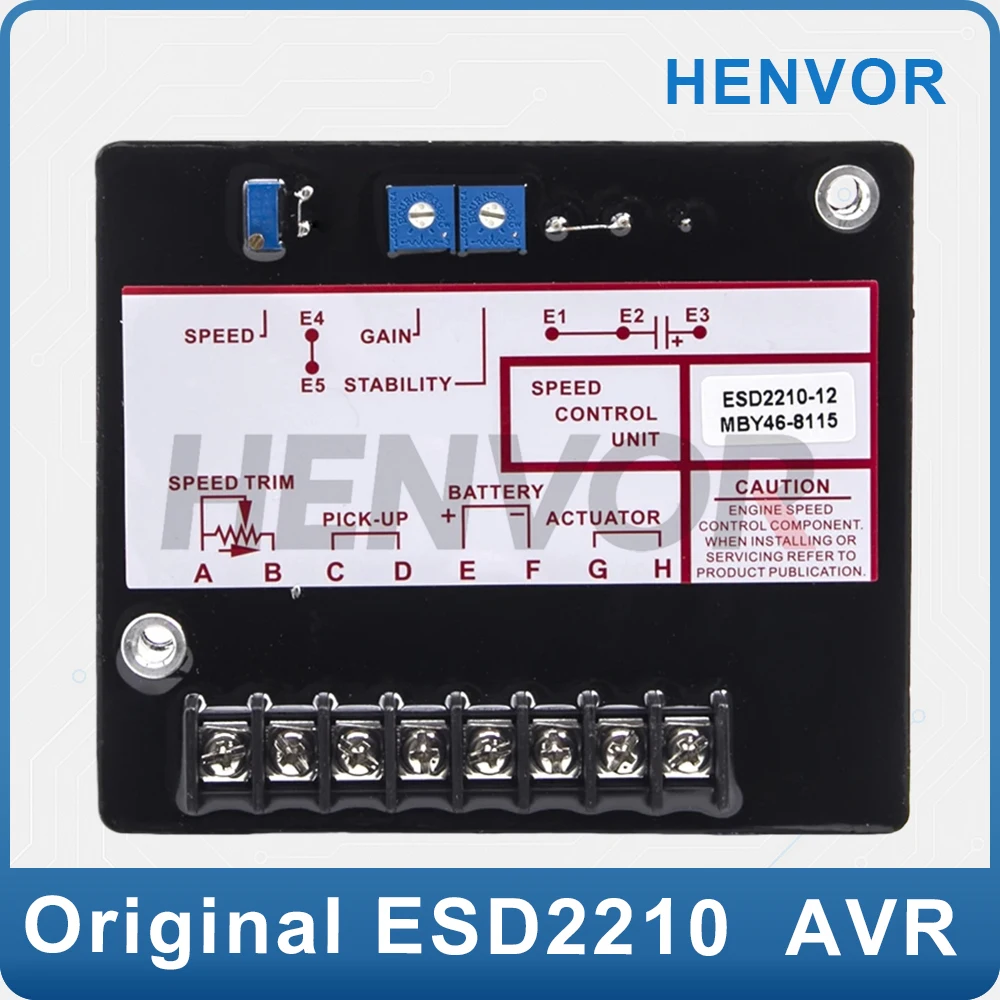 DC12V 24V ESD2210 Engine Speed Controller DC Motor Control Board Actuator Governor Unit Panel Genset Parts ESD2210 12 24