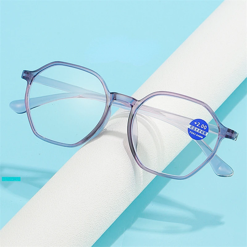 2023 Fashion Anti Blue Light Reading Glasses for Men Women Luxury Eye Protection Finished Eyewear +1.0+1.5+2.0+2.5+3.0+3.5+4.0