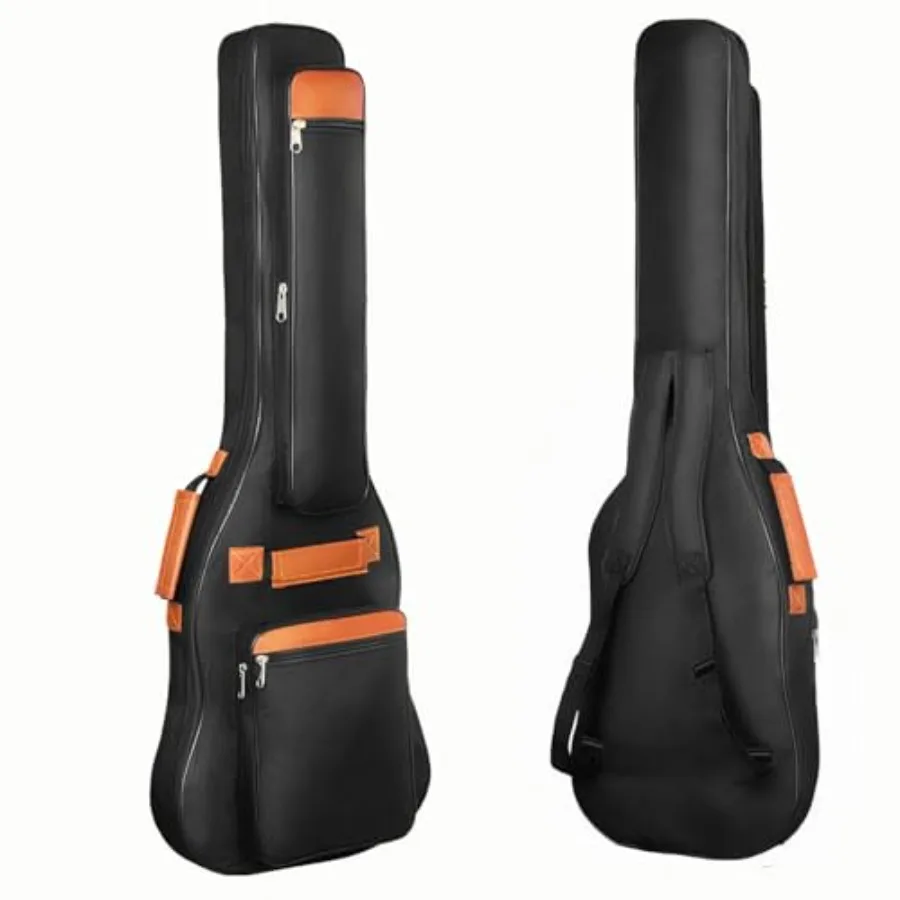 

Electric Guitar Bag Gig Bag 6mm Padding Padded Backpack Neck Strap and Pockets Soft Guitar Case