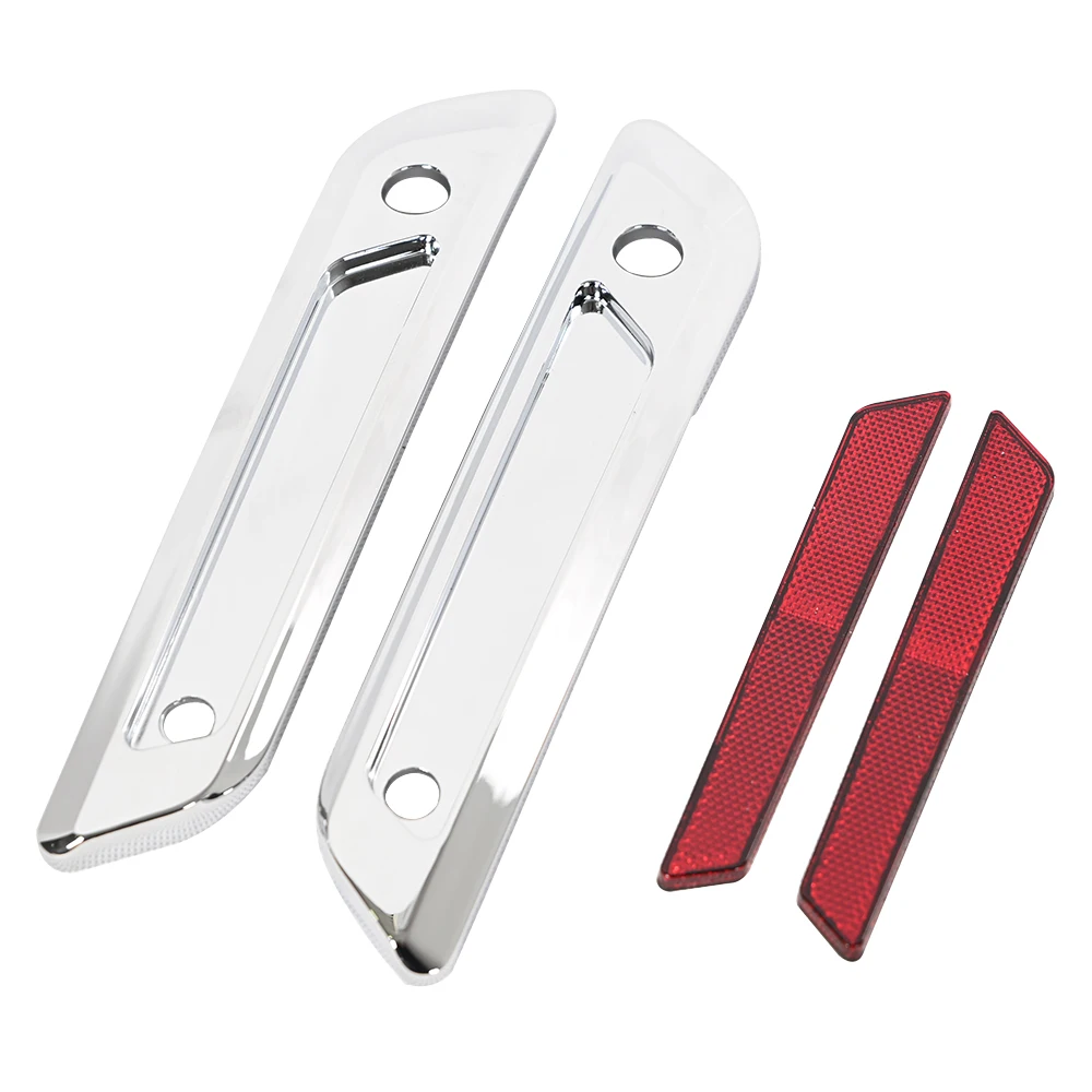 Motorcycle CNC Aluminum T6061 Saddlebag Hinge Latch Covers Performance Bagger for Harley Road Glide Street Glide 2023.5-2025