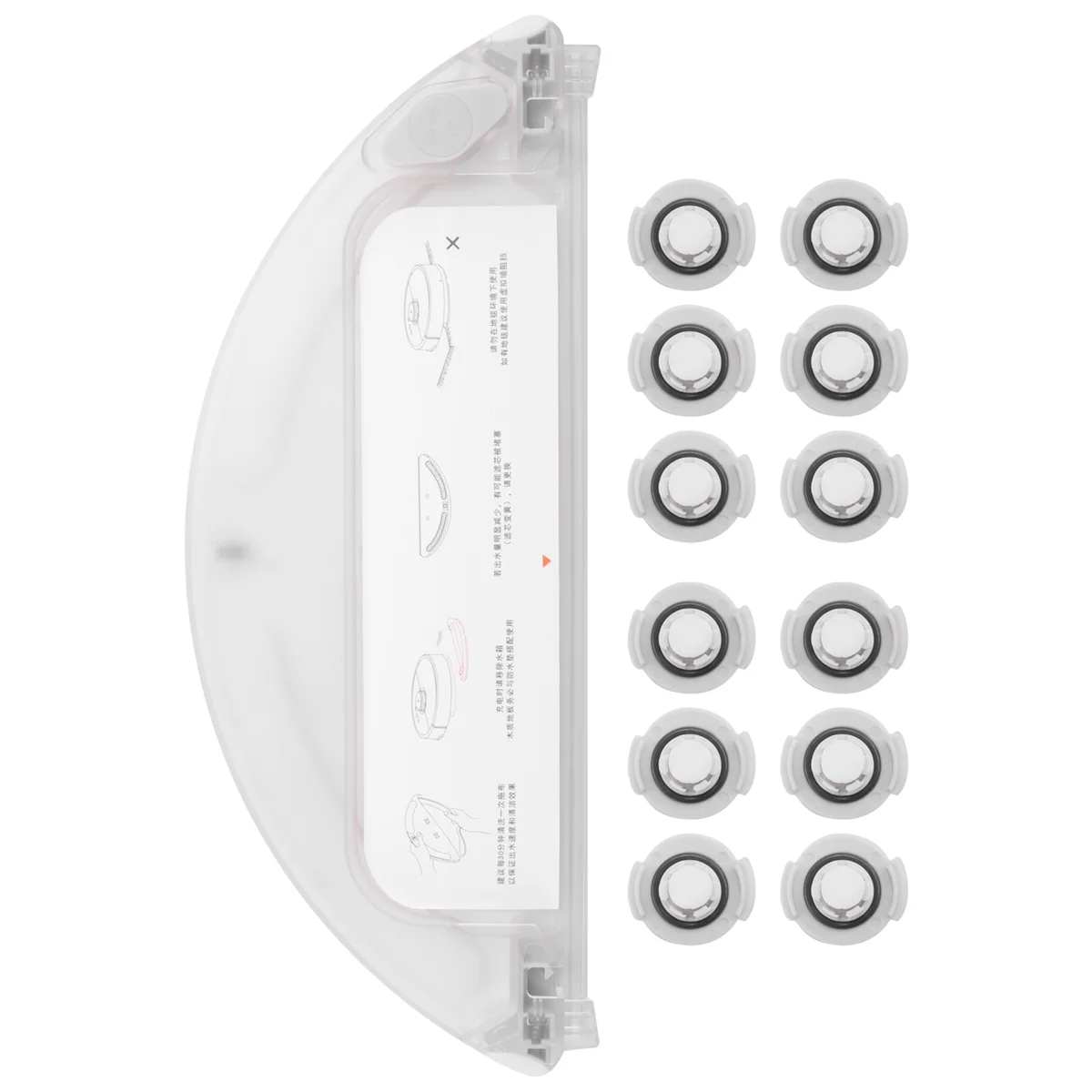 N89R Water Tank Water Core for Xiaomi Roborock S5 S50 S51 S55 S6 S52 T61 P50 T7 T4 T6 P5 for XIAOWA E2 E3 E4 Vacuum Cleaner