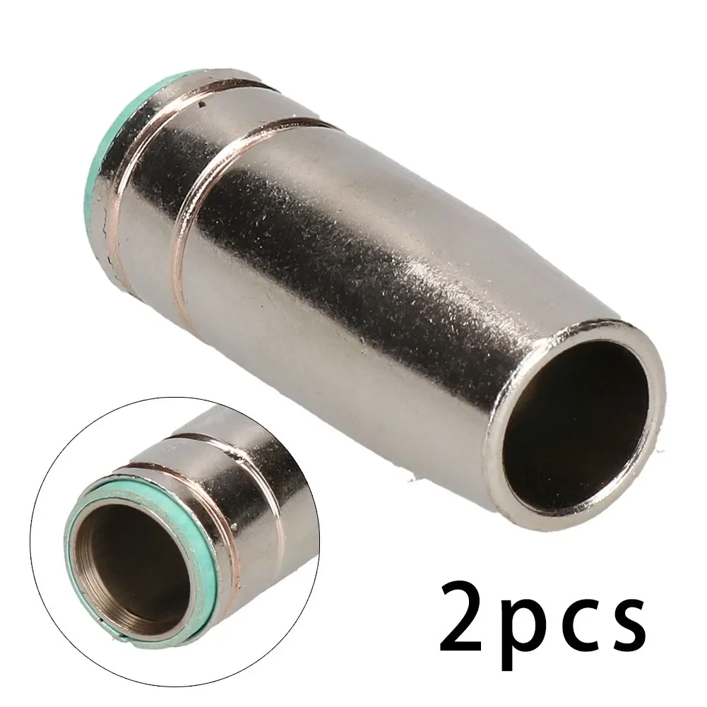 Long lasting 2pcs Conical Nozzle Shroud for Binzel Style Welding Welder MIG MB25 Gas Push On Shielding Accessory