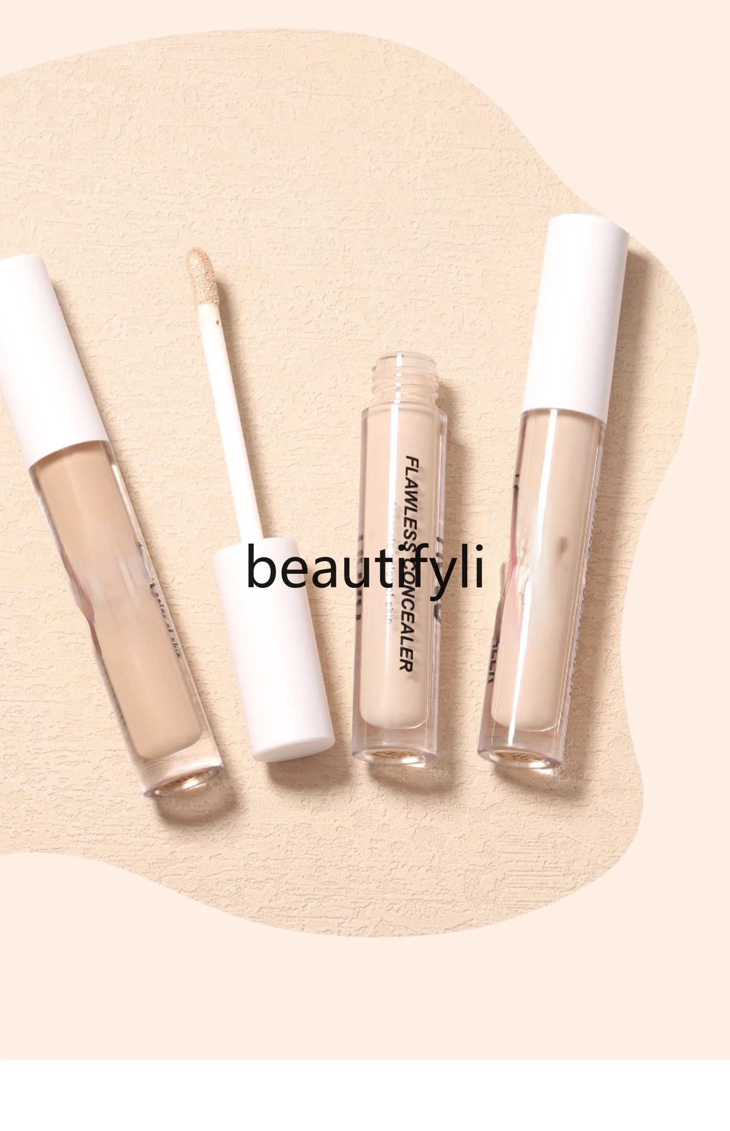 Concealer pen covers face spots, acne marks, freckles, dark circles, and mask, waterproof.