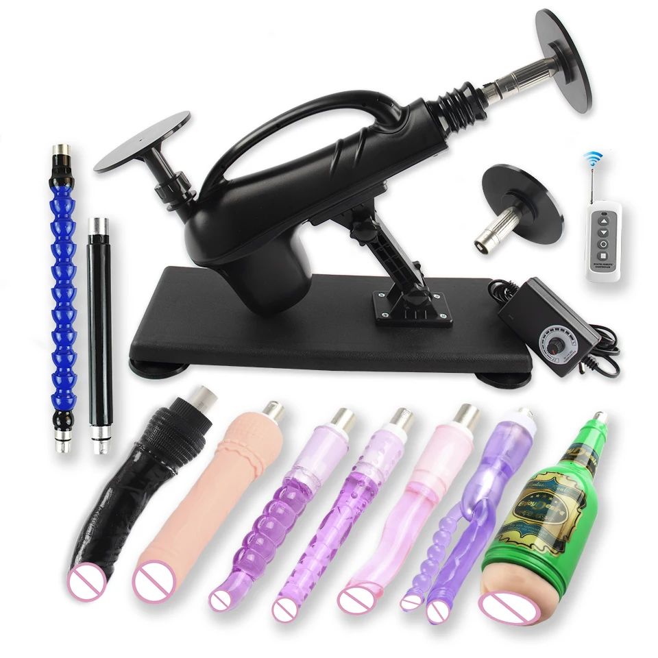 New Wireless Or wired Control Sex Machine for Woman Adjustable Masturbating Pumping SexTooys for Men Adult Toys  Vibrator Dildo